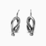 Bortwide "A Hint of Danger" Snake Sterling Silver Earrings