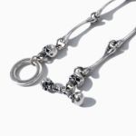 Bortwide "Bones" Skull Sterling Silver Bracelet（170mm）