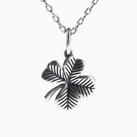 Bortwide "Four Leaf Clover" Sterling Silver Necklace