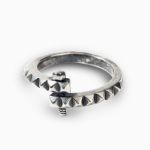 Bortwide "Screw Design" Sterling Silver Ring