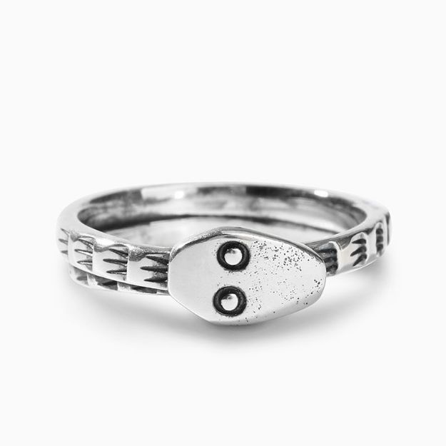 Bortwide "Pure Desire" Snake Sterling Silver Ring