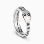 Bortwide "Pure Desire" Snake Sterling Silver Ring