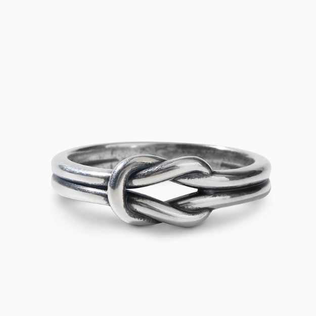 Bortwide "Lovers' Knot" Sterling Silver Ring