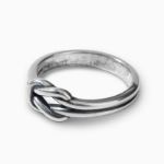 Bortwide "Lovers' Knot" Sterling Silver Ring