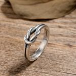 Bortwide "Lovers' Knot" Sterling Silver Ring