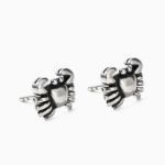 Bortwide "Feisty Crab" Sterling Silver Earrings