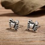 Bortwide "Feisty Crab" Sterling Silver Earrings