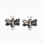 Bortwide "Whimsical Busy Bee" Sterling Silver Earrings