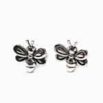 Bortwide "Whimsical Busy Bee" Sterling Silver Earrings