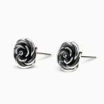 Bortwide "Love in Bloom" Floral Sterling Silver Earrings