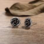 Bortwide "Love in Bloom" Floral Sterling Silver Earrings