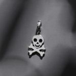 Bortwide "Pirate" Skull Sterling Silver Charm