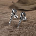 Bortwide "Cool Bird" Skull Sterling Silver Earrings