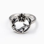 Bortwide "Cherry Blossom" Floral Sterling Silver Ring