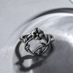 Bortwide "Cherry Blossom" Floral Sterling Silver Ring