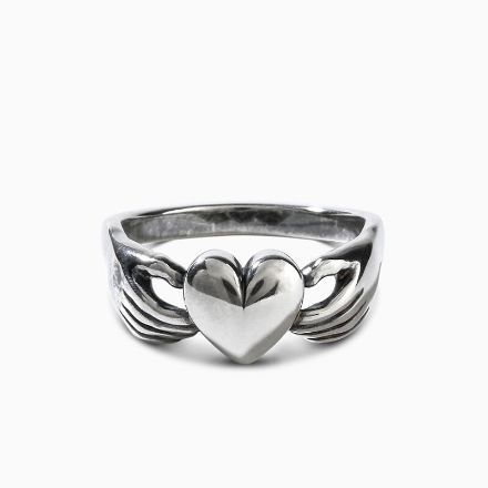 Bortwide "Claddagh" Heart Sterling Silver Ring