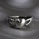 Bortwide "Claddagh" Heart Sterling Silver Ring