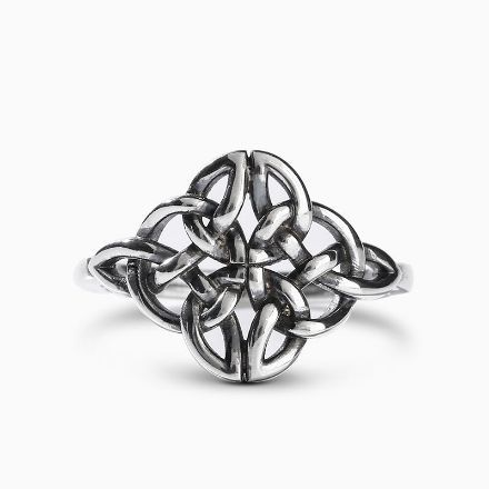 Bortwide "Celtic Shield of Destiny" Sterling Silver Ring