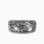 Bortwide "Flower of Life" Sterling Silver Women's Band