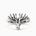 Bortwide "Vintage Deer" Sterling Silver Ring