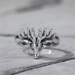 Bortwide "Vintage Deer" Sterling Silver Ring