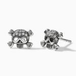 Bortwide "Skull and Bones" Sterling Silver Earrings