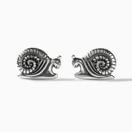 Bortwide "Little Snail" Sterling Silver Earrings