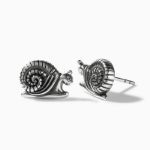 Bortwide "Little Snail" Sterling Silver Earrings