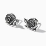 Bortwide "Little Snail" Sterling Silver Earrings