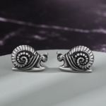 Bortwide "Little Snail" Sterling Silver Earrings