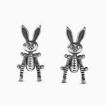 Bortwide "Mechanical Rabbit" Sterling Silver Earrings