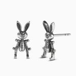 Bortwide "Mechanical Rabbit" Sterling Silver Earrings