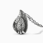 Bortwide "Get Close to Nature" Leaf Sterling Silver Necklace