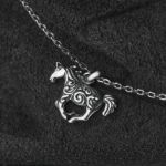 Bortwide "Galloping Horse" Sterling Silver Necklace