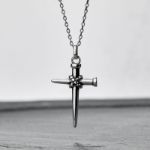 Bortwide "Holy Knot" Cross Design Sterling Silver Necklace