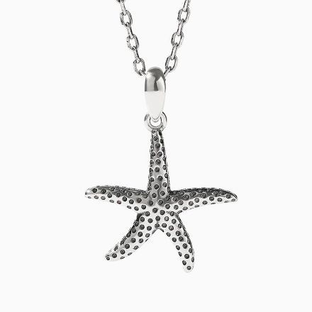 Bortwide "Starfish" Sterling Silver Necklace