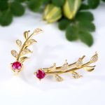 Bortwide Golden Leaves Earring Climber