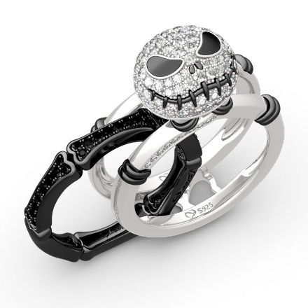 Bortwide "Romantic Soul" Knot Sterling Silver Interchangeable Ring Set