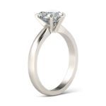 Bortwide Solitaire Heart Cut Sterling Silver Promise Ring