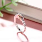 Bortwide "Love Knot" Two Tone Sterling Silver Ring