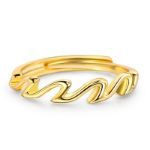 Bortwide T-Rex Surfer Sterling Silver Stacking Ring