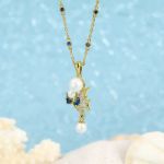 Bortwide "Adorable Tropical Fish" Cultured Pearl Sterling Silver Jewelry Set