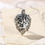 Bortwide Lion Sterling Silver Men's Necklace