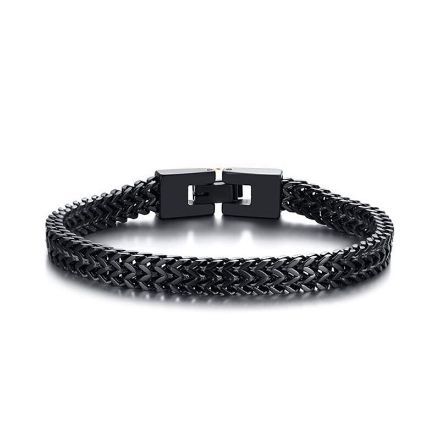 Bortwide Hip Hop Stainless Steel Men's Bracelet