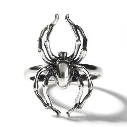 Bortwide "Spider Magic" Sterling Silver Men's Ring