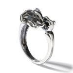 Bortwide "Maternal Love" Elephant Sterling Silver Men's Ring