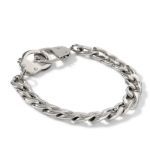 Bortwide Handcuff Design Stainless Steel Men's Bracelet