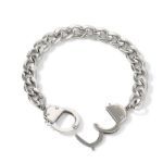 Bortwide Handcuff Design Stainless Steel Men's Bracelet