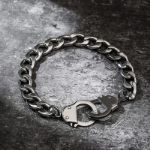 Bortwide Handcuff Design Stainless Steel Men's Bracelet