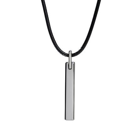 Bortwide Simple Tungsten Steel Men's Necklace